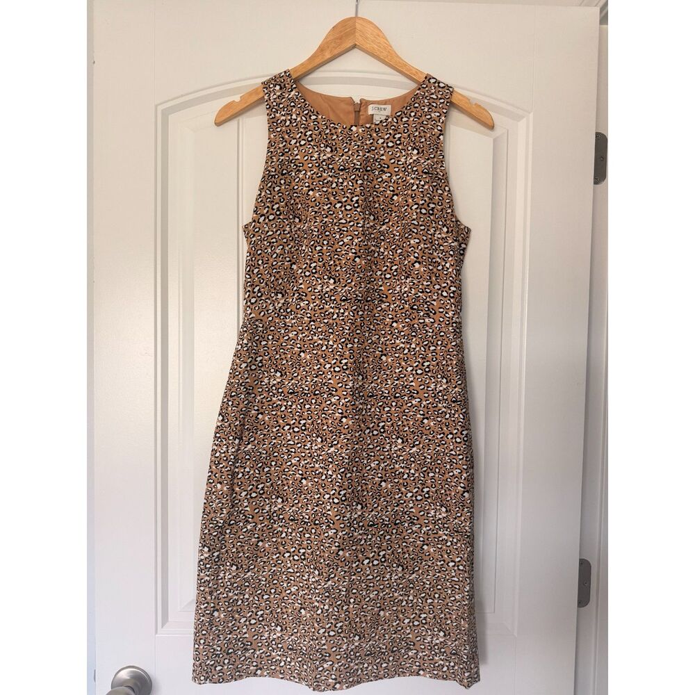 J. Crew Cheetah Print Dress - size 4